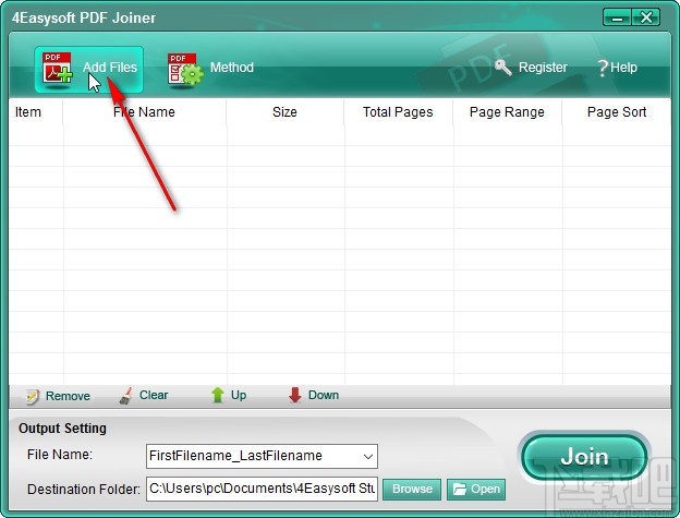 4Easysoft PDF Joiner合并PDF的方法