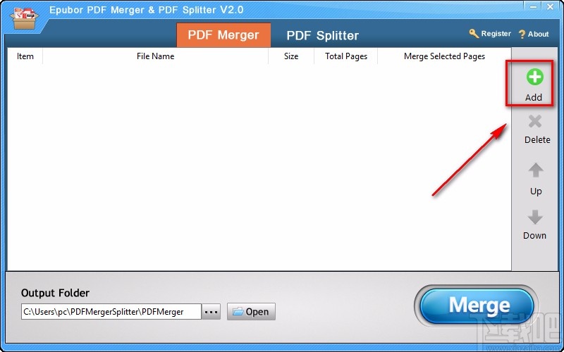 Epubor PDF Merger & PDF Splitter合并PDF的方法