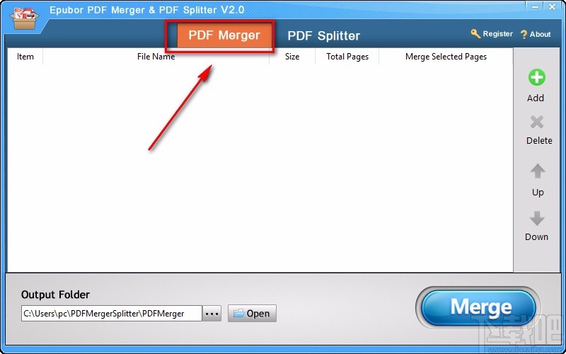 Epubor PDF Merger & PDF Splitter合并PDF的方法