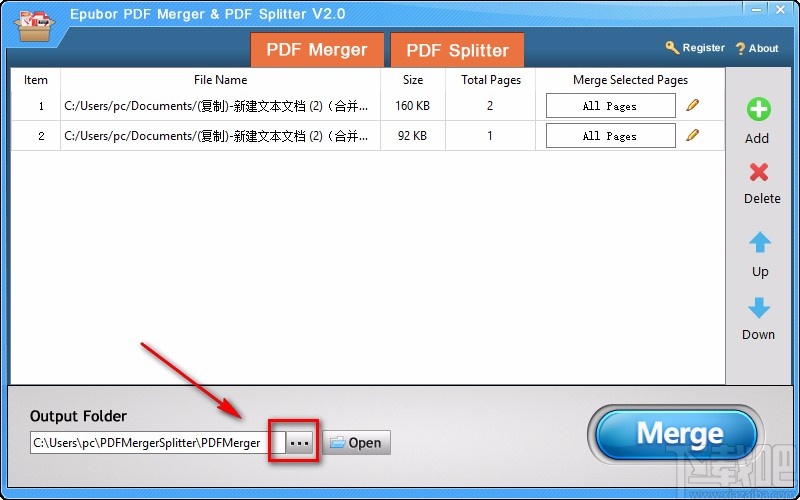 Epubor PDF Merger & PDF Splitter合并PDF的方法