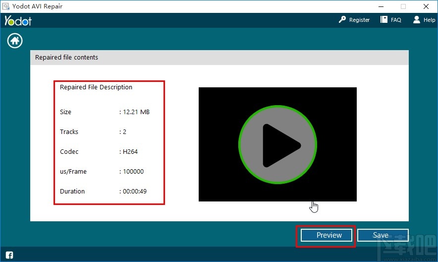 Yodot AVI Repair修复avi视频的方法