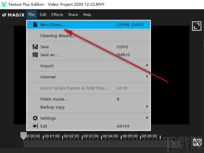 MAGIX Fastcut Plus Edition创建图片视频的方法