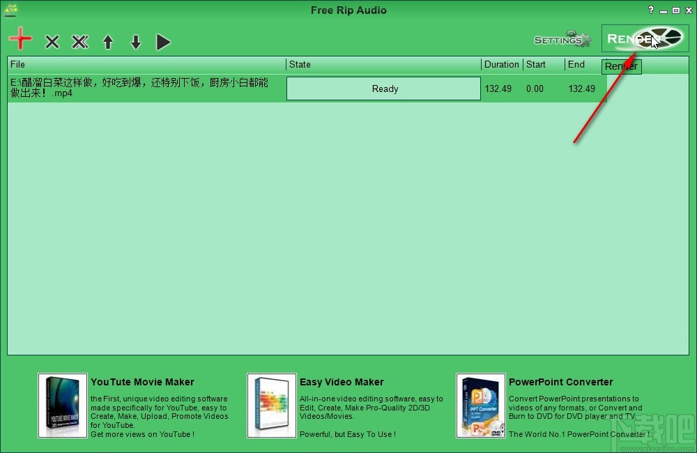 Free Rip Audio提取音频文件的方法