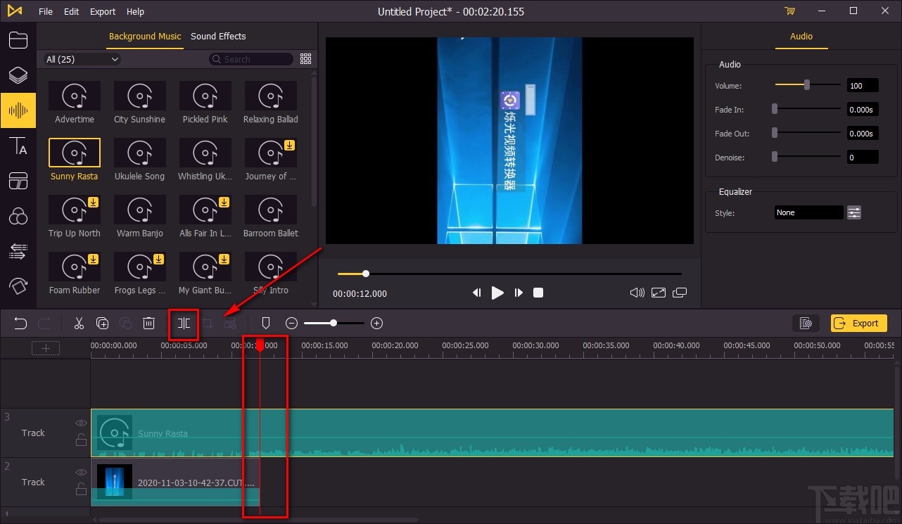 TunesKit AceMovi给视频添加背景音乐的方法