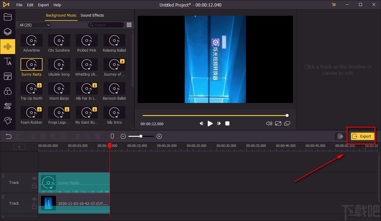 TunesKit AceMovi给视频添加背景音乐的方法