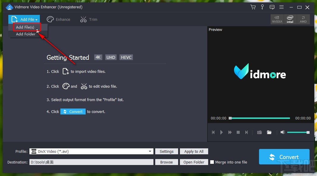 Vidmore Video Enhancer旋转视频的方法