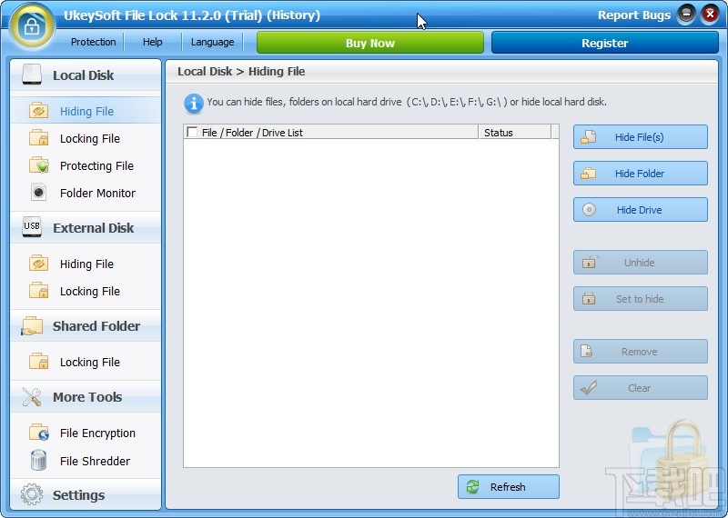 UkeySoft File Lock隐藏文件的操作方法