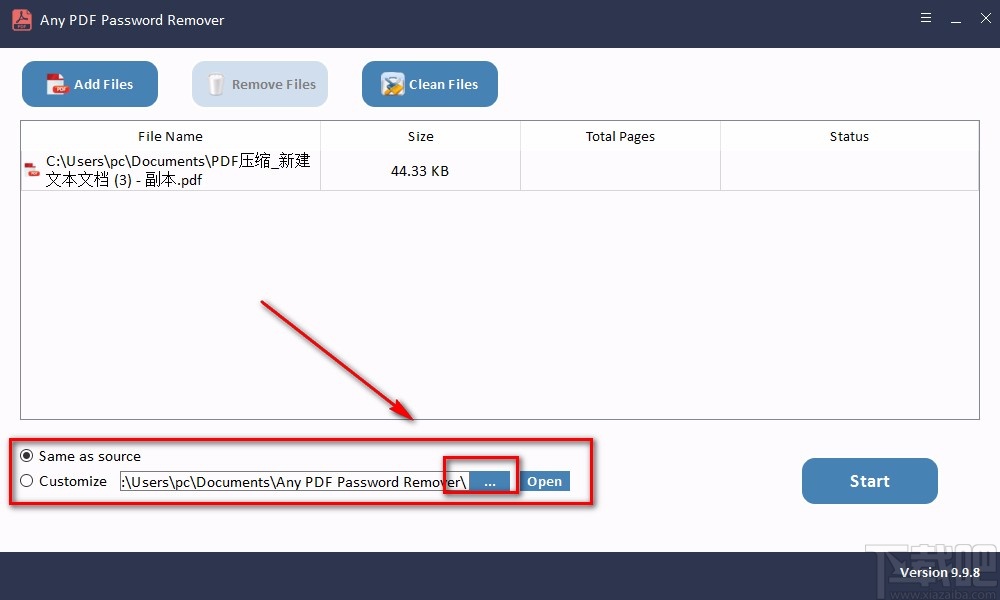 any pfd password recover去除PDF密码的方法