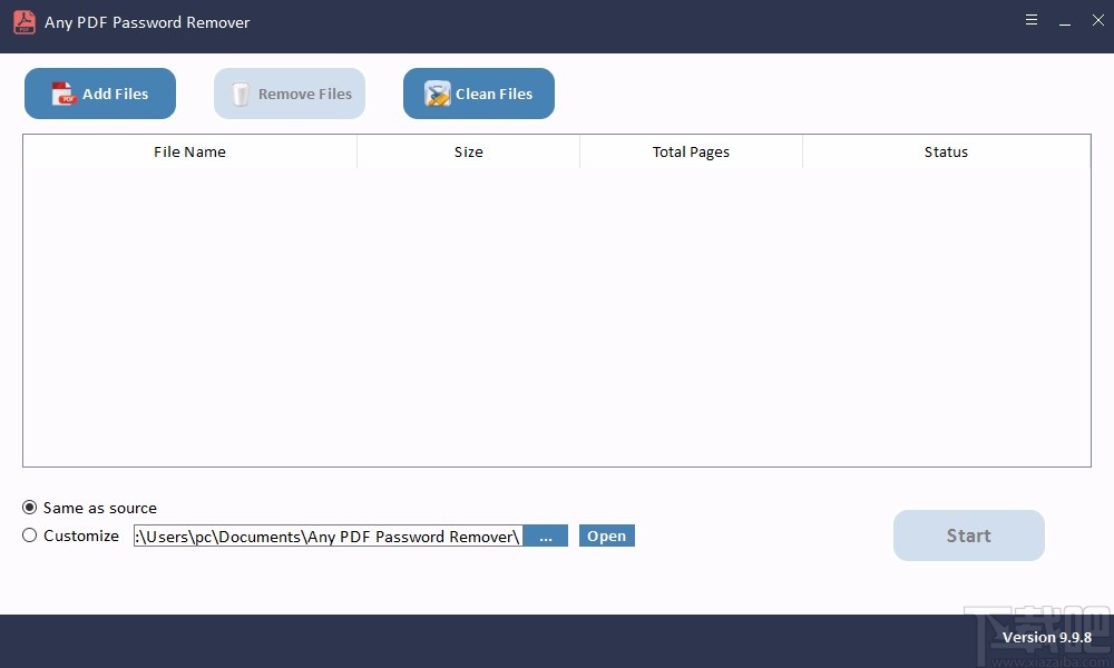 any pfd password recover去除PDF密码的方法