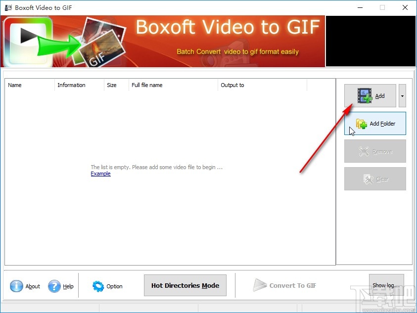 Boxoft Video To GIF将视频转换为GIF的操作方法