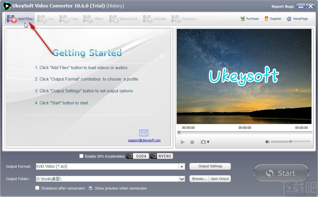 UkeySoft Video Converter在视频中添加字幕的操作方法