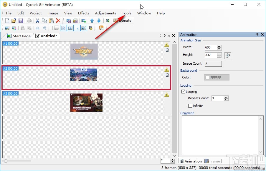 Cyotek Gif Animator设置中文的操作方法