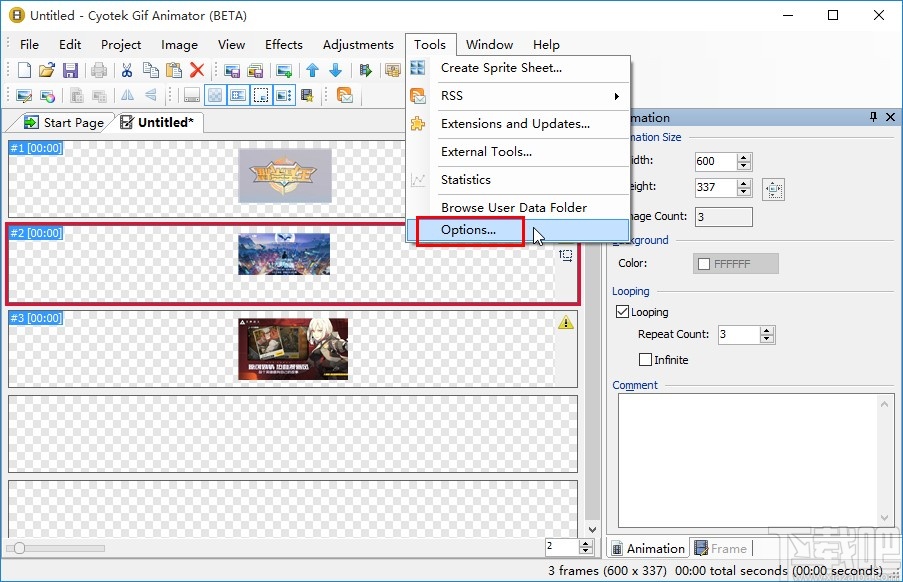 Cyotek Gif Animator设置中文的操作方法