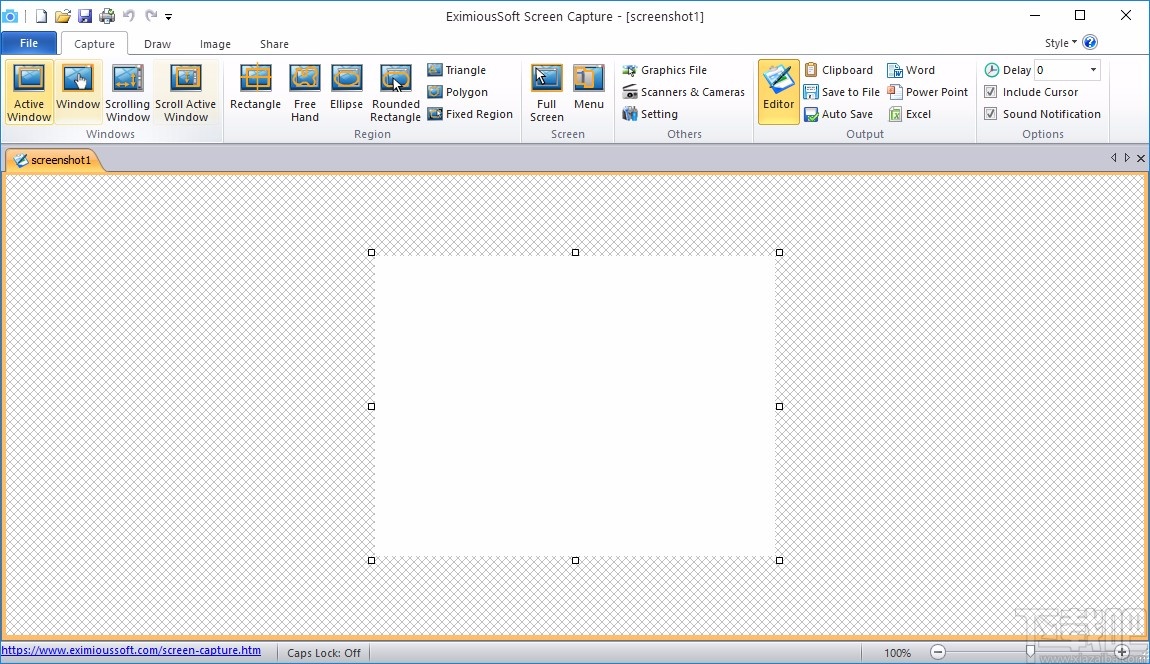 EximiousSoft Screen Capture自定义截屏的方法