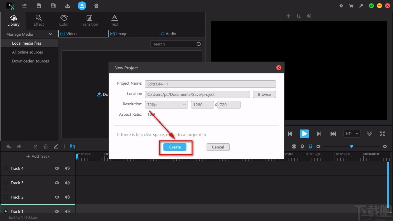VideoSolo EditFUN给视频添加文字的方法