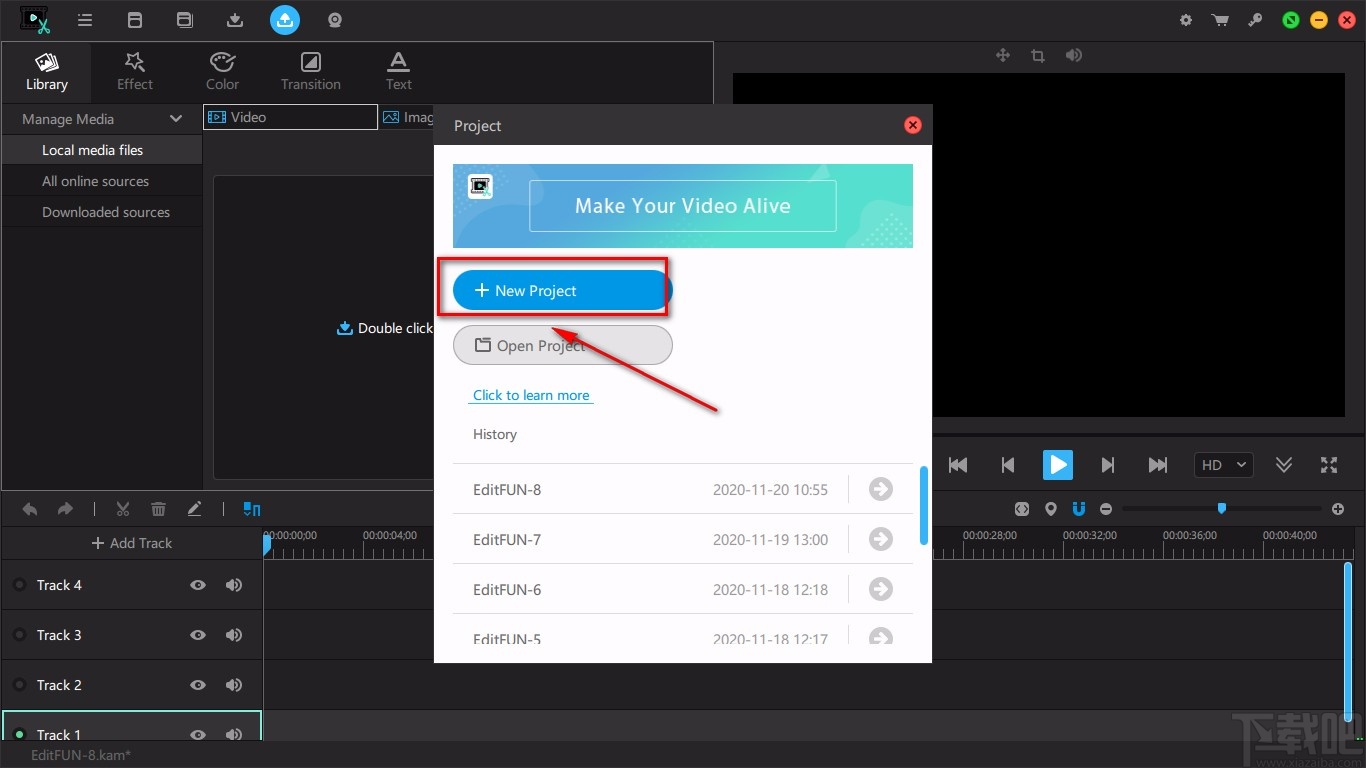 VideoSolo EditFUN旋转视频的方法