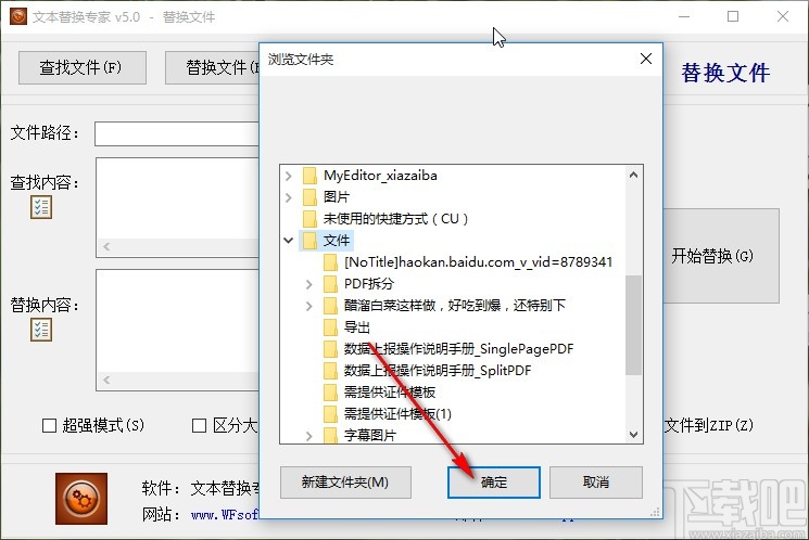 文本替换专家替换文件的操作方法