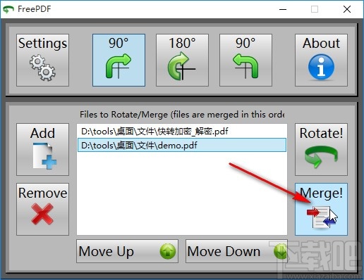 FreePDF合并PDF的操作方法
