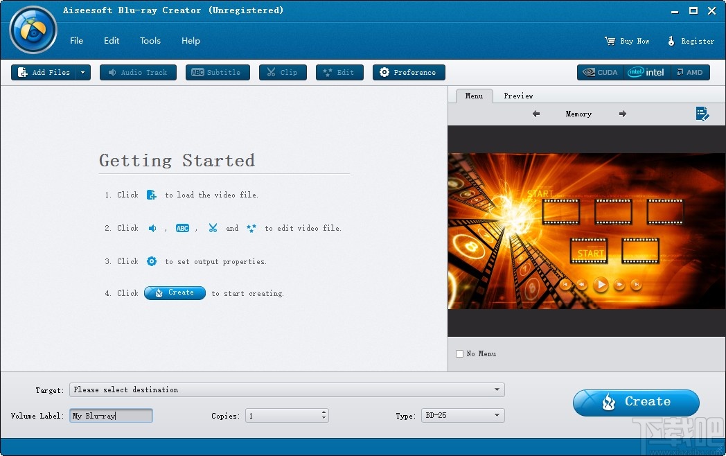 Aiseesoft Blu-ray Creator裁剪视频画面的方法