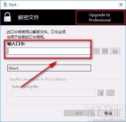 Fort Home Edition解密PDF的方法