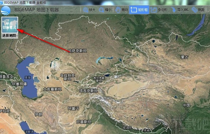 bigemap下载地图的操作方法
