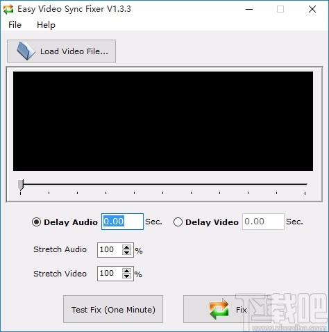 Easy Video Sync Fixer调整音频与视频同步播放的方法