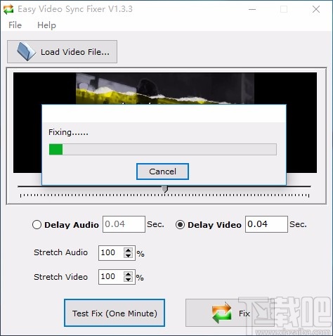Easy Video Sync Fixer调整音频与视频同步播放的方法
