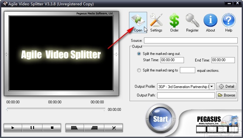 Agile Video Splitter分割视频的方法