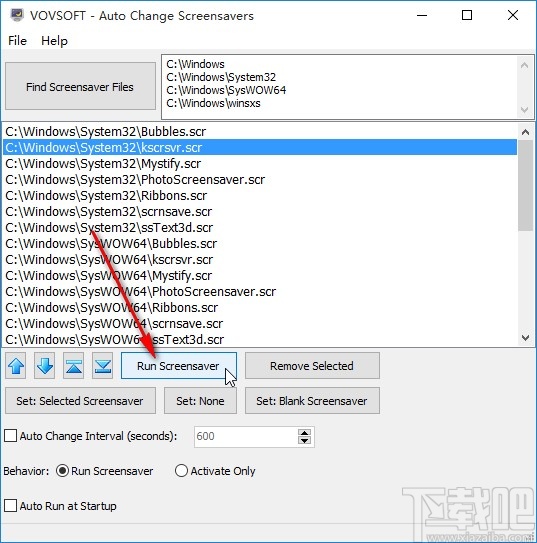 Auto Change Screensavers的使用方法