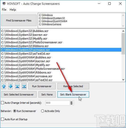 Auto Change Screensavers的使用方法