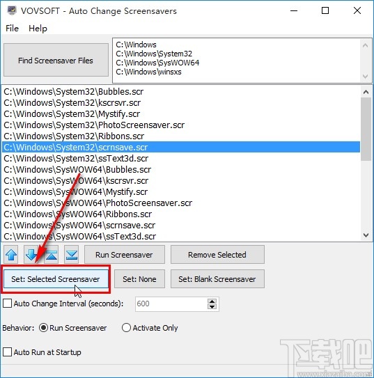 Auto Change Screensavers的使用方法