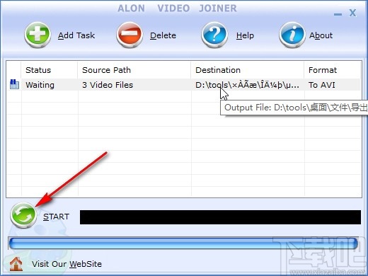 Alon video Joiner合并视频的操作方法