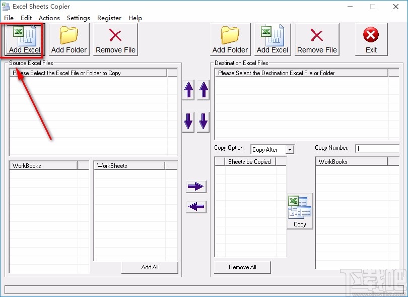 Excel Sheets Copier复制表格的方法