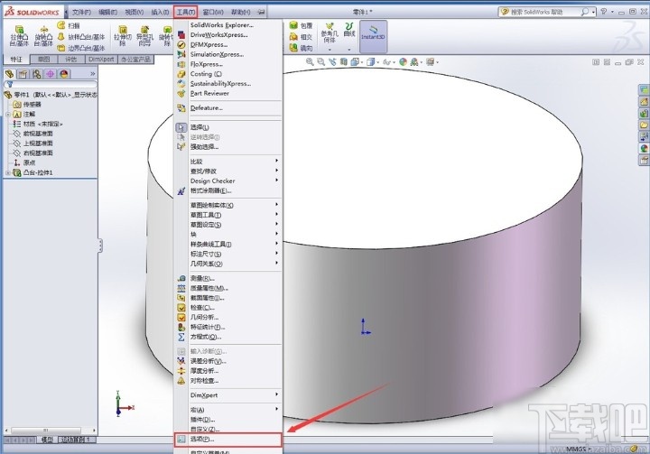 SolidWorks修改单位系统的方法