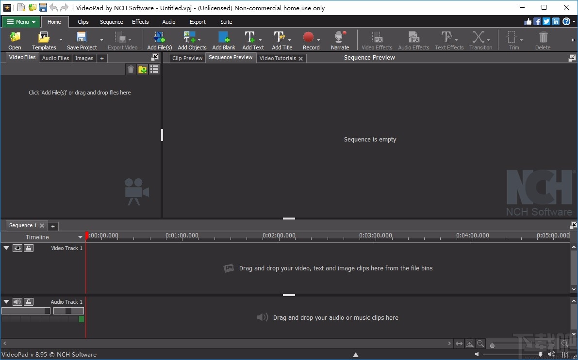 VideoPad Video Editor裁剪视频画面的方法