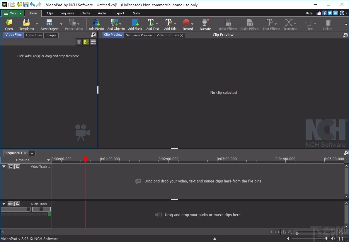 VideoPad Video Editor分割视频的方法
