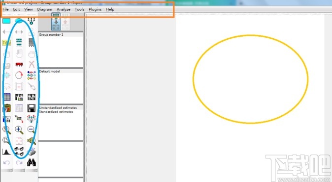 amos导入数据的操作方法