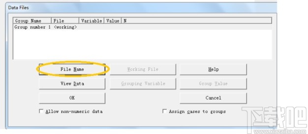 amos导入数据的操作方法