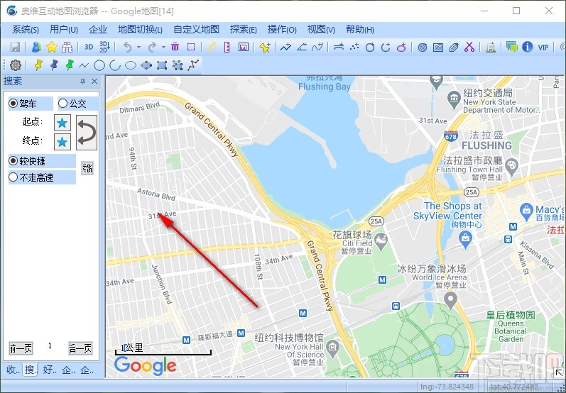 omap调出缩放工具条的方法