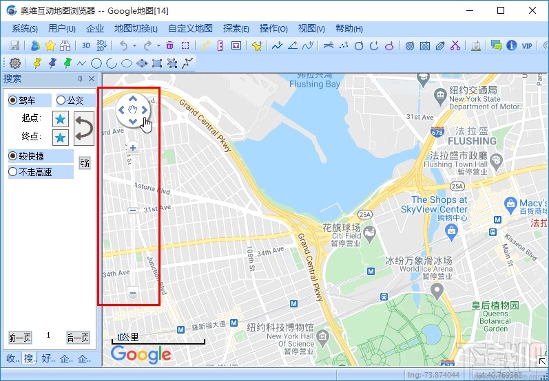 omap调出缩放工具条的方法
