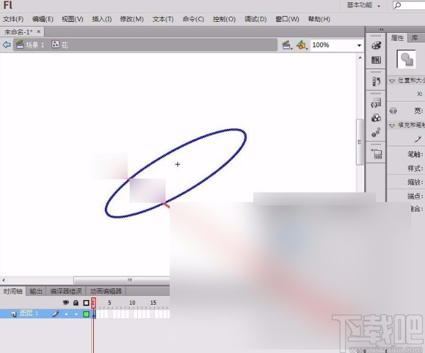 Adobe flash旋转图形的方法