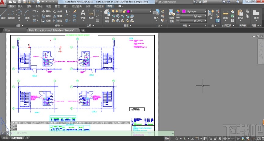 AutoCAD2019导出高清大图的方法步骤