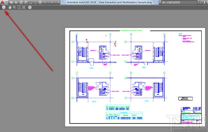 AutoCAD2019导出高清大图的方法步骤