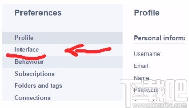 inoreader设置中文的方法