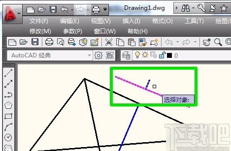 AutoCAD删除多余线段的方法