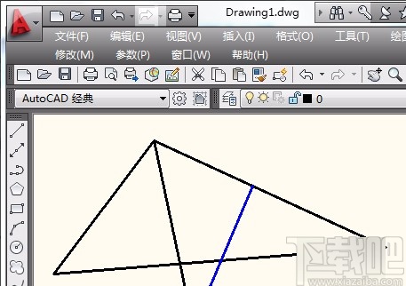 AutoCAD删除多余线段的方法