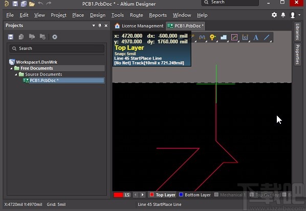 altium designer更改栅格颜色的方法