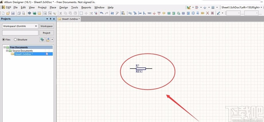 altium designer添加电阻的方法