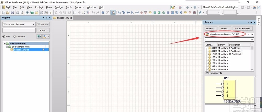 altium designer添加电阻的方法