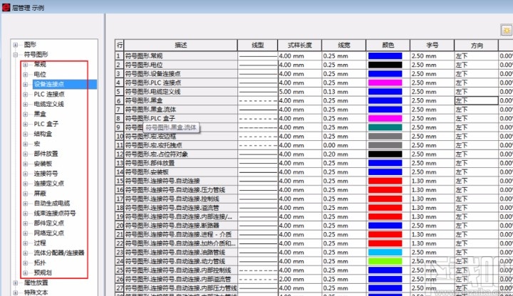 eplan调整器件颜色的方法